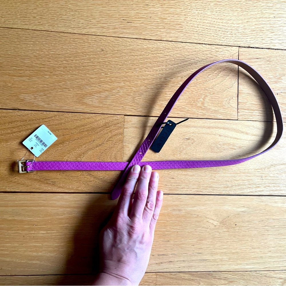J. Crew skinny leather belt